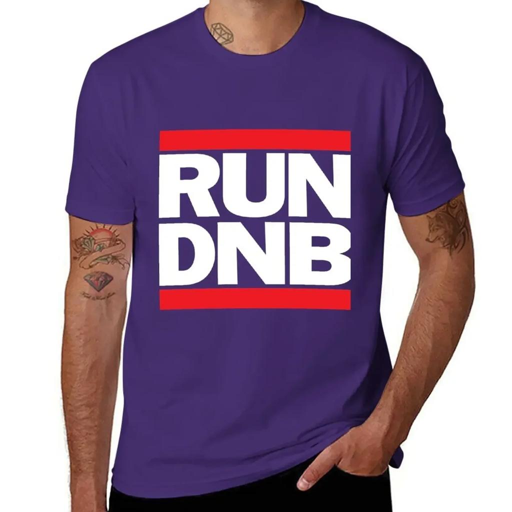 Run Dnb Tshirt Vintage Clothes Summer Tops Unisexs Tall T Shirts