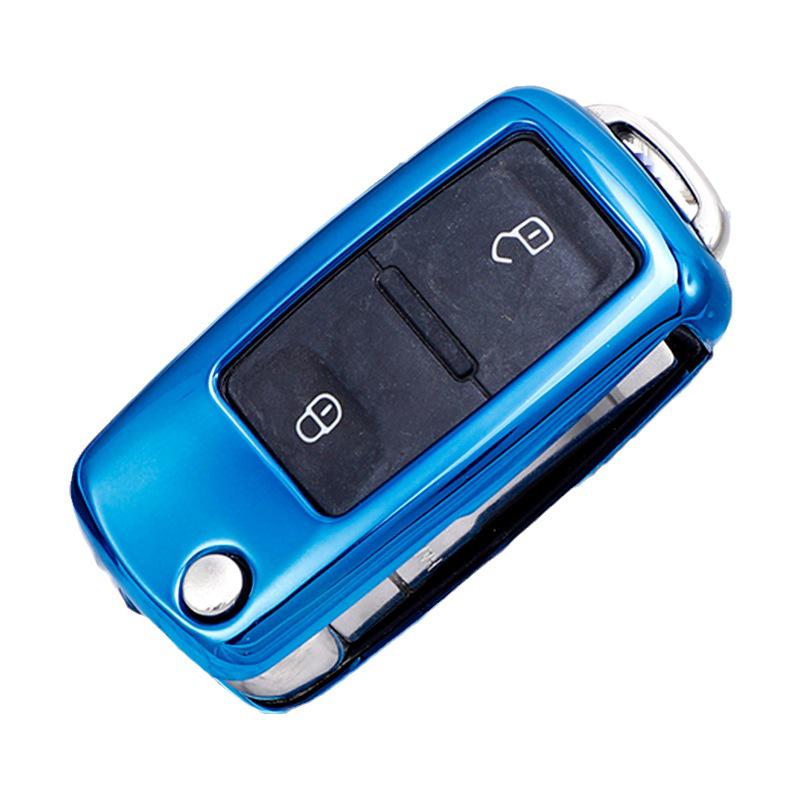 Etui na kluczyk Volkswagen dla modeli Lavida, Bora, Tiguan, Santana, Sagitar, Lamando, Jetta - Połówka skorupy z klamrą