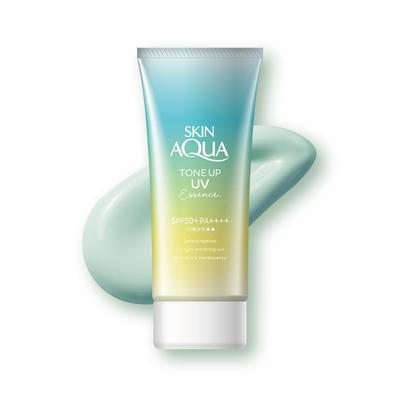 Skin Aqua Tone Up UV Essence Mint Green 80g (Transparency Boost Color Control Sunscreen SPF50+ PA++++ Makeup Base)