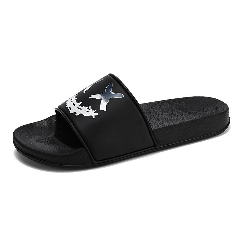 Large Size Slippers Men's Slippers Lightweight Couple One-word Drag Beach Cool Slippers Slippers