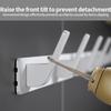 YUNJIEYA Black/White Door Hooks Clothes Hook Hanger Shelf Organizer Storage Shelf Shower Wall Rack Kitchen Bathroom Accessories