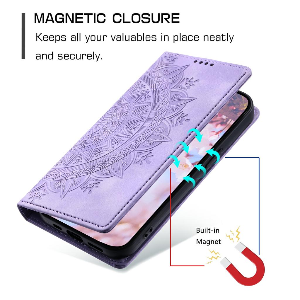 For Xiaomi Redmi 15 5G (EU) (171mm)/4G (EU) (171mm) Case Magnetic Closing Leather Phone Cover Pattern Imprinted