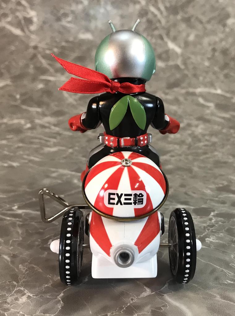 Art Storm EX Tricycle Kamen Rider New No. 2 B Type Wind-up Tricycle Figure