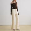 YYIAM Yy_Drape Slim Flared Pants