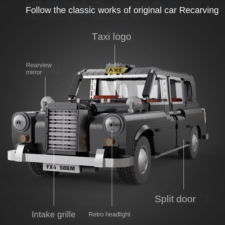 Cada C62004 LEVC British Car London Taxi Educational Toy Building Blocks Toys Model Building Kits Toys & Hobbies for Kids