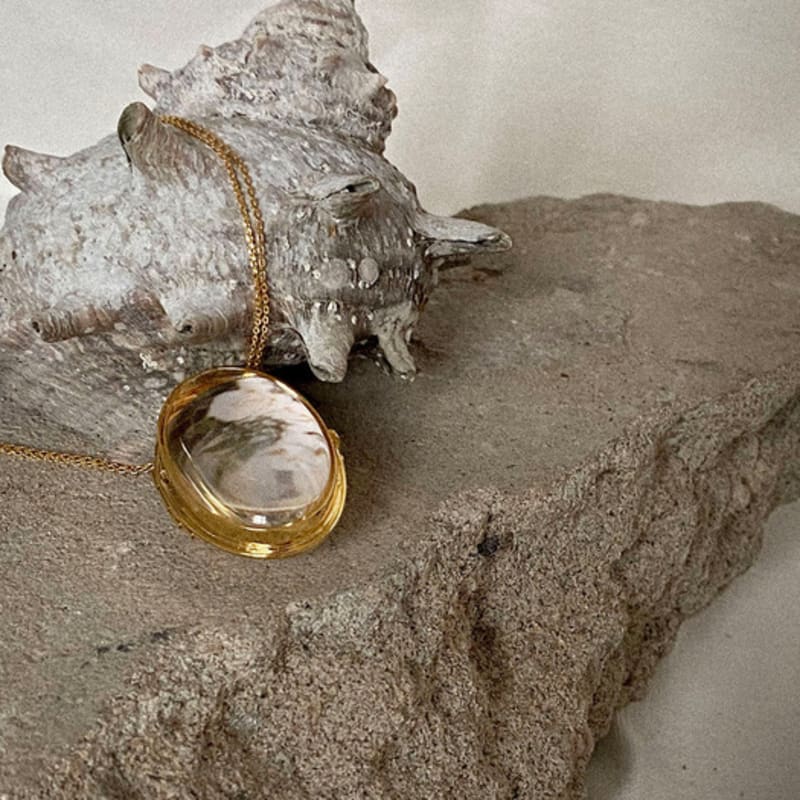 

HYERIKIM JEWELLERY Фотоальбом 14k gold-plated 925 sterling silver