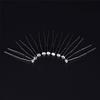 20 Stück Klar Kristall Strass Diamant Hochzeit Braut Abschlussball Haarspangen Haarnadel