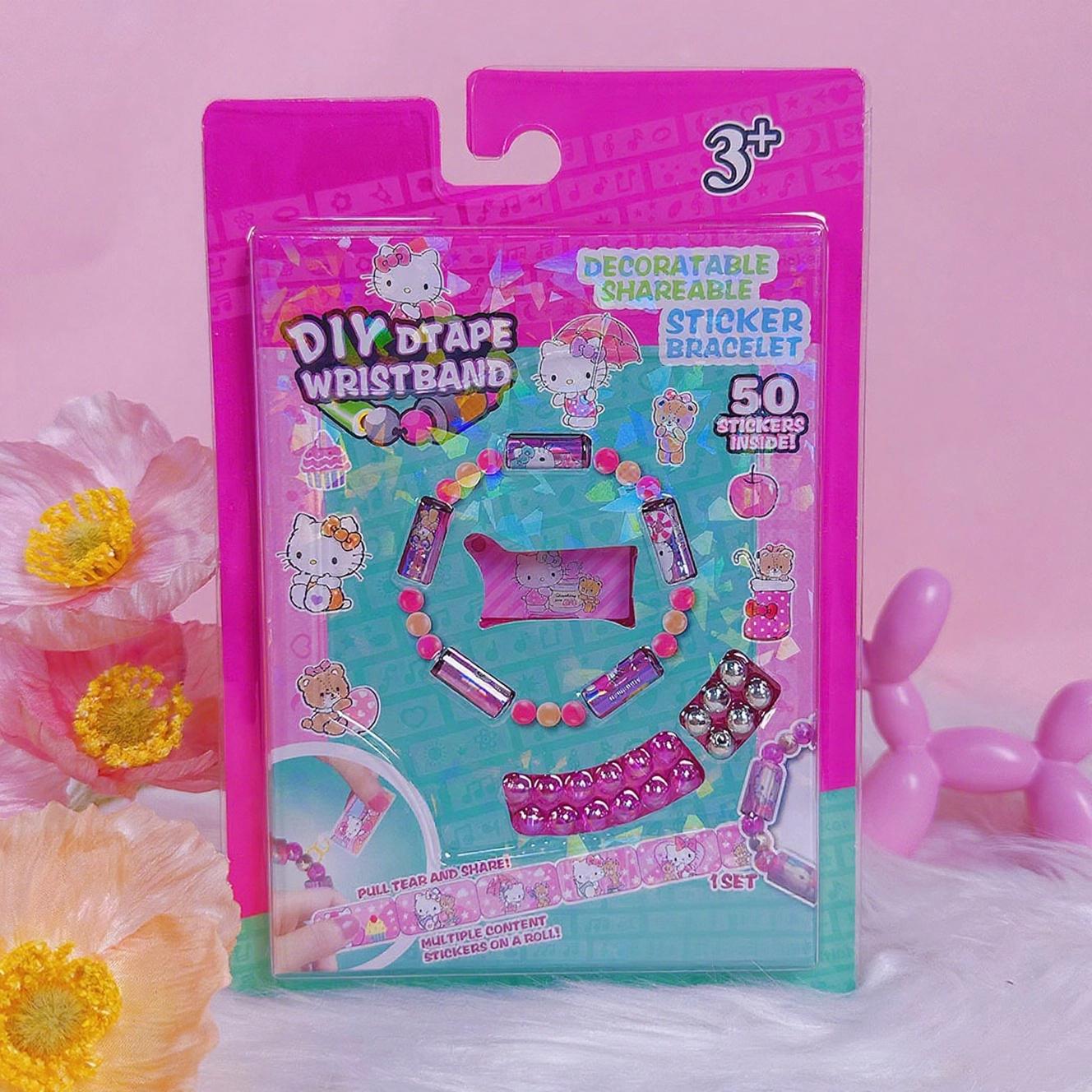 1 Набор Креативных Забавных Канцелярских Наклеек Рулон Браслет Цветные Детские Игрушки Наклейки Подарок на День Рождения Ребенка