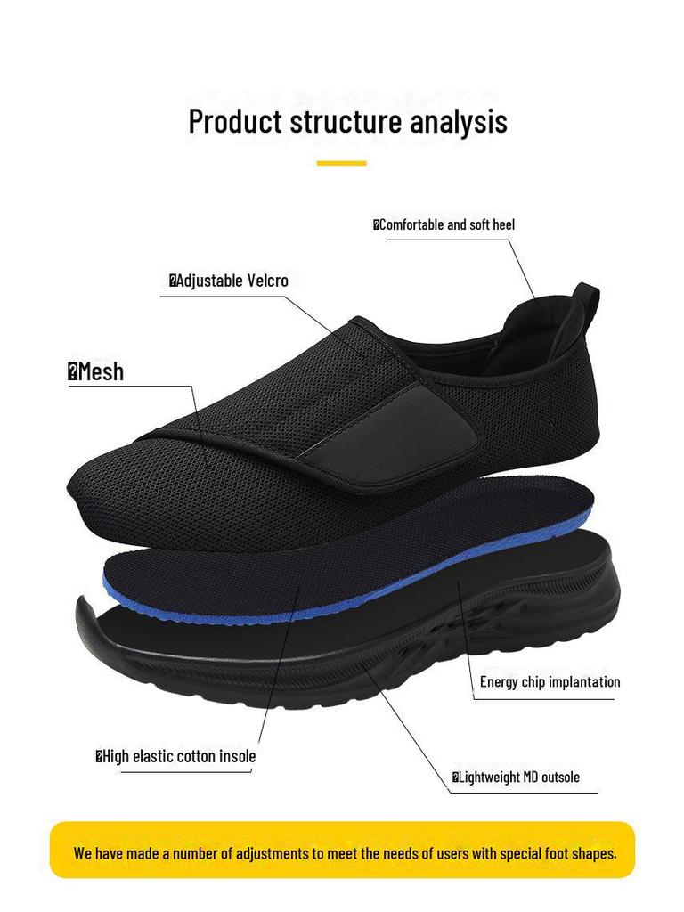 Autumn Comfort Shoes: Wide Foot, Hallux Valgus Walking Shoes for Men & Women Aged 50+ (Model A112)