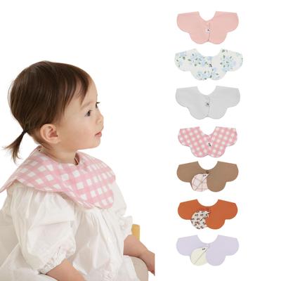 Konny Mix Lätzchen-Set Baby Lätzchen Roll-Lätzchen Saugfähig und Einfach für Mädchen und Jungen Baby Koordination Babyparty Geschenk Stilvolles Geschenkset Blau Rosa Mokka