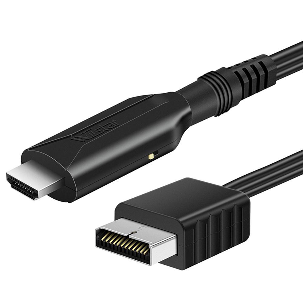 Portable PS1 PS2 to HDMI 480i/480p/576i Audio Video Converter Supports All PS2/PS1 Display Modes Audio Video Converter Adapter