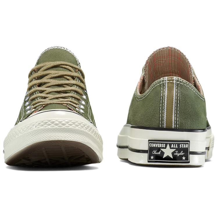 Converse Chuck Taylor Fashion Comfortable Durable Low-Top Skate Shoes Unisex Sneaker Army-Green A13292C