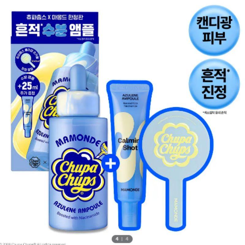 

Mamonde Calming Shot Azulene Blemish Hydrating Ampoule Chupa Chups Edition 50ml (+Hand Mirror)