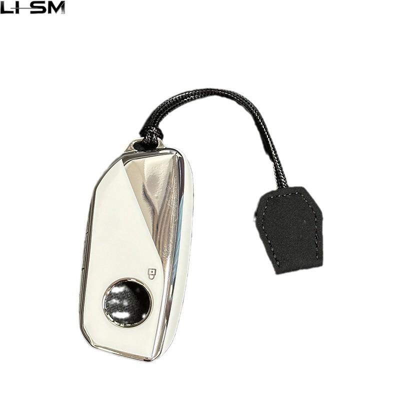 For Bmw I7 X7 G07 Lci Ix I20 X1 X3 X5 U11 5 7 Series G70 G09 Xm U06 G81 M3 Fashion Tpu Car Key Case Cover Protected Keychain Fob