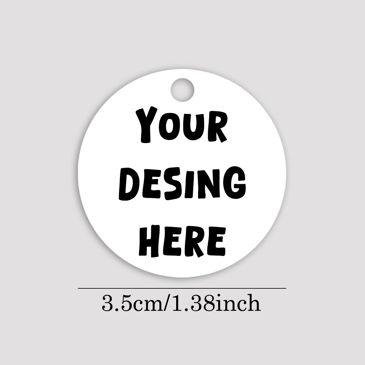 

50Pcs of Customized Logo Label Decorative Various Shapes Hang Tag Birthday Gift Party Clothing Decoration Pendant DIY Supplies other