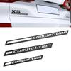 3D ABS Schwarz Wettbewerbslogo Heckklappe Kofferraum Emblem Abzeichen Aufkleber Decals Für M1 M3 M4 M5 M6 X1M X3M X4M X5M X6M