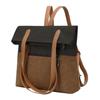 FairyPomu Tote Backpack, Casual Backpack, 2-Way Canvas Business Backpack, Shoulder Bag, Multifunctional, A4 Size, Commuter, School, Women's, Men's