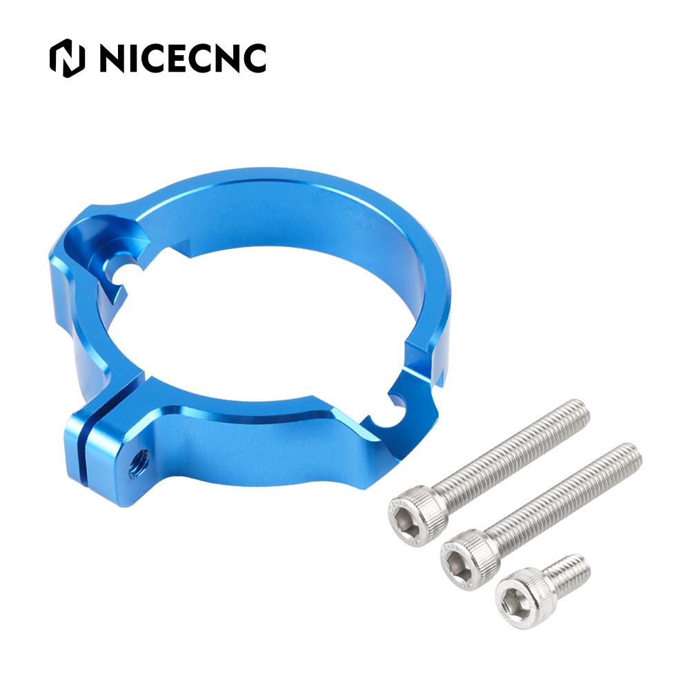 NICECNC For KTM EXC 300 250 300 XCW EXC TPI 2023 XC SX XCW Six Days TPI 2017-2022 Exhaust Tip Muffler Pipe Clamp Flange Guard