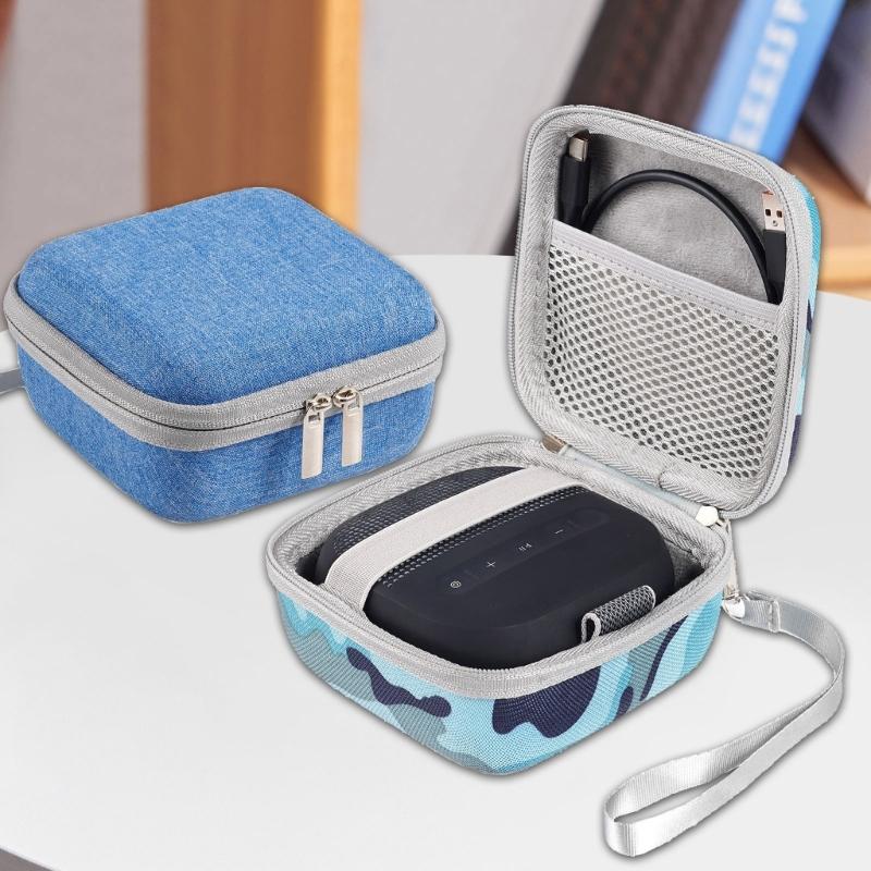 Speaker Carrying Bag With Zippers Weatherproof Cover Secure Storage Solution for 2nd Hiking Camping Commuting
