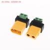 1PC XT60 Male Female To 2Pin Terminal Adapter Solderless Charging Connector For UAV Balance Charger Solar Panel Model Devices