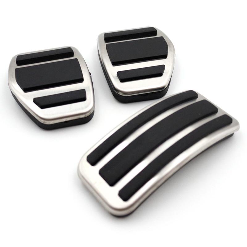 Non-Slip Pedal Covers for Peugeot 2008 - Throttle, Brake, and Rest Area