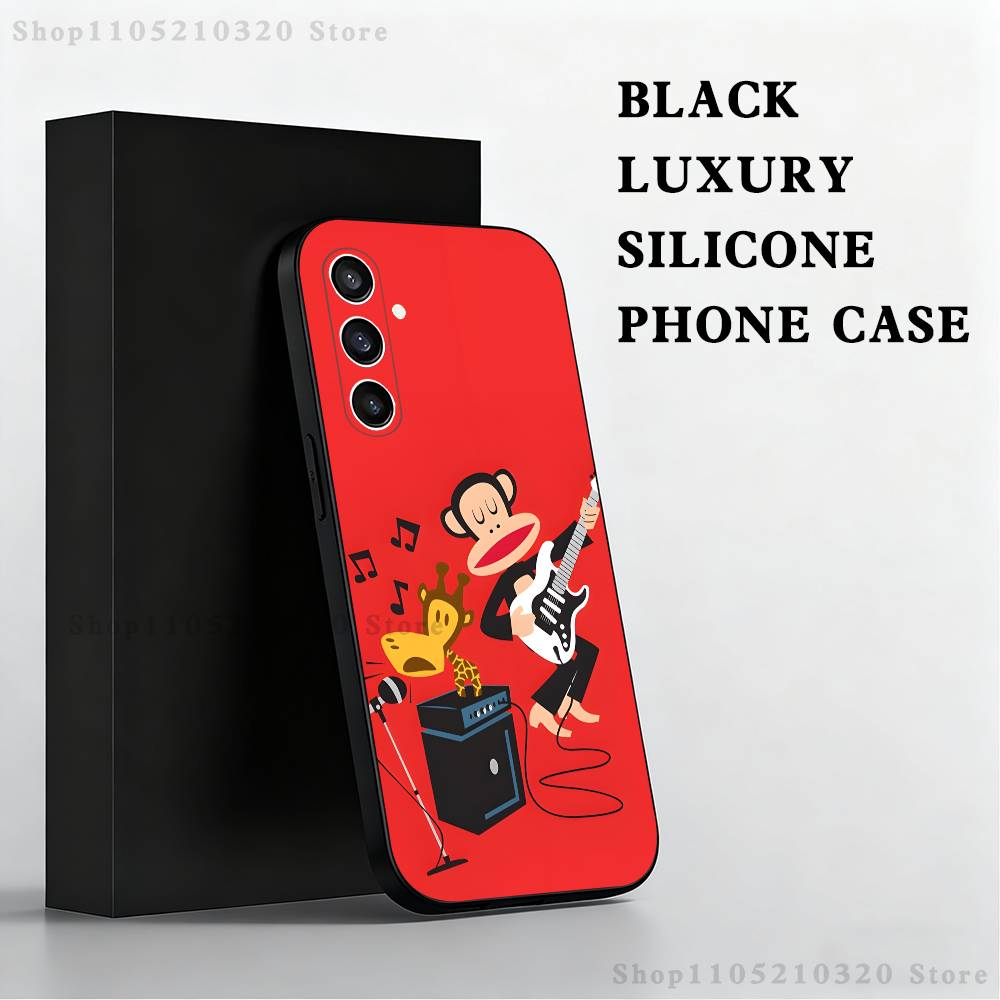 

monkey Funny P-Paul F-Frank Phone Case For Samsung S25,S24,S21,S22,S23,S30,Ultra,S20,Plus,Fe,Lite,Note,10,9,5G Black Cover SamsungS22 5G