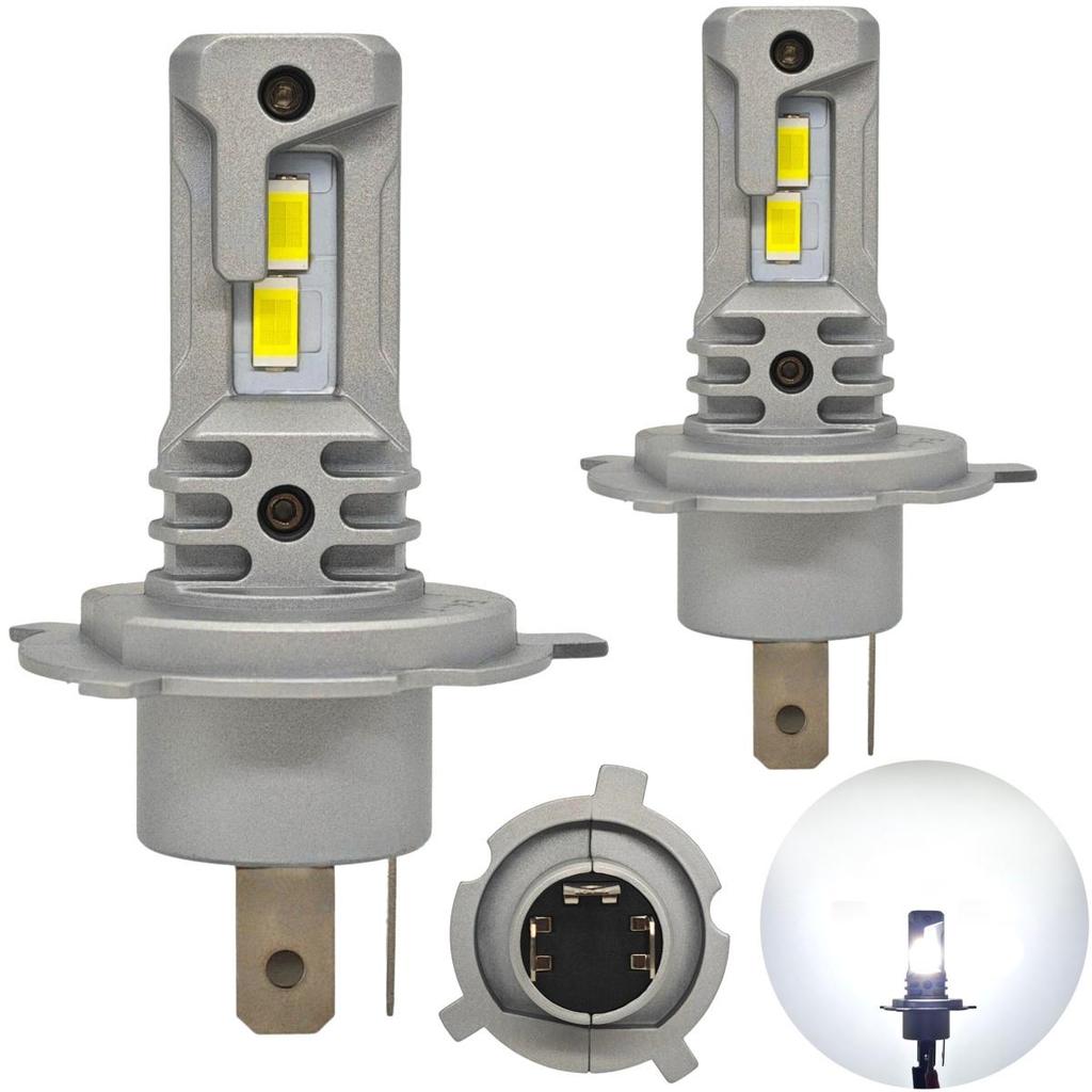 LED-Lampe H4 12V CANBUS 8000lm 2 Stk., Homologation starkes weißes Licht Off-Road