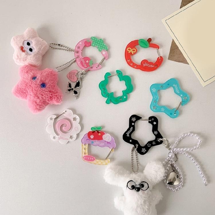 Praktischer Funktionaler Karabiner Schlüsselanhänger Schlüsselanhänger Clip Rucksack Anhänger Handbuch Dekoration Ita Bag Schnalle Zubehör