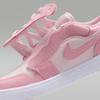 Jordan 1 Low ALT Medium Soft Pink White (PS)