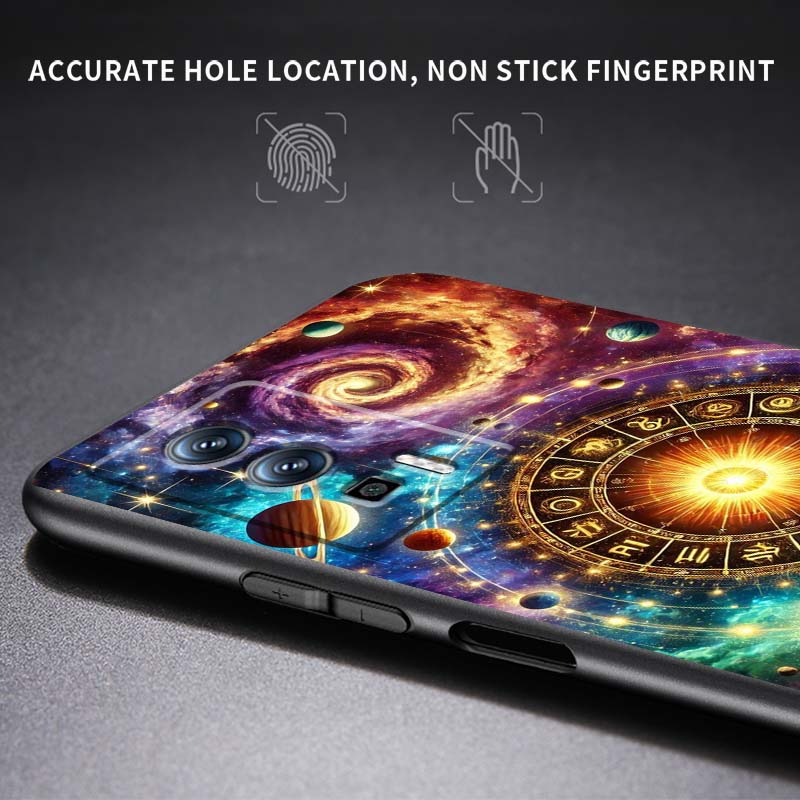 Cosmic Starry Sky Pattern For Xiaomi Redmi 12 13C 12C 13 10C 9T A2 9A 9C 7A Note 10S 8T 10 9 8 Pro 4G 5G Black Phone Case
