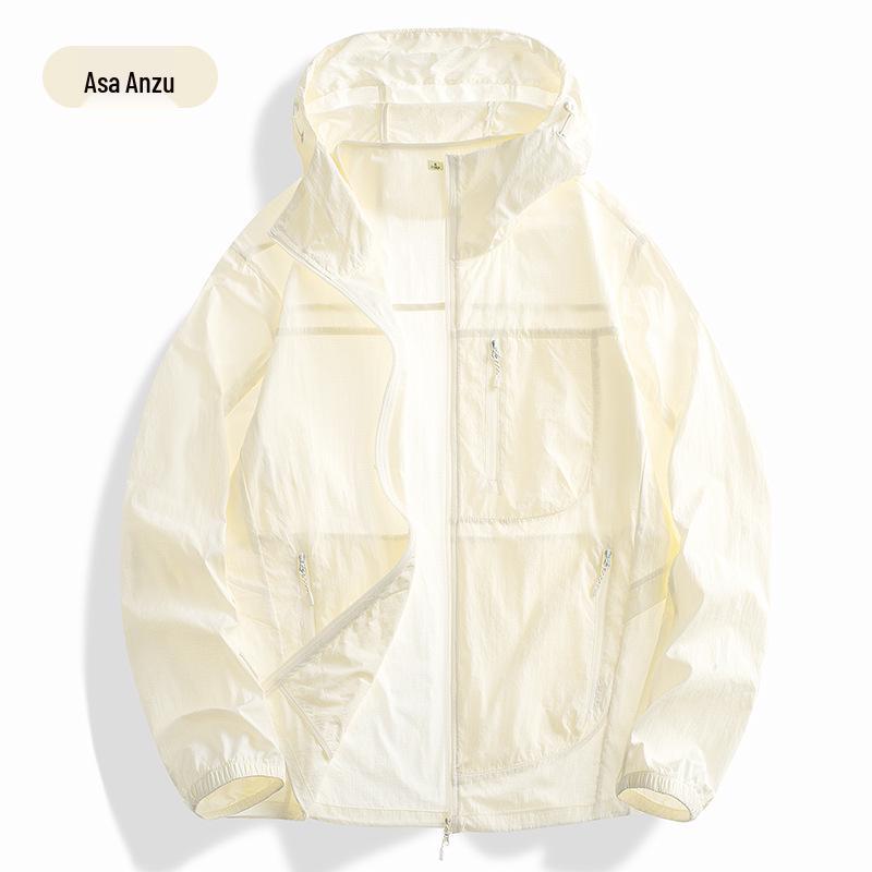 Men s UV Protection Ice Silk Summer Jacket - Lightweight, Breathable, Couple Style for Fishing & Outdoor Activities XS