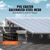 20 X 3048 Cm Solar Panel Bird Guard, Critter Guard Roll Kit with 100pcs Aluminum Alloy Fasteners, Solar Panel Guard with Rust-proof PVC Coating, 12.7