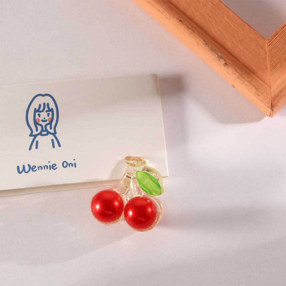 Headwear Fashion Washing face Plastic Girls Hair Clip Hair Headdress Cherry Hair Claw Crab Clip