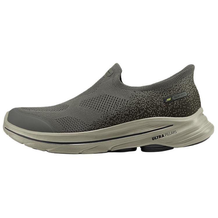 Skechers Go Walk 8 Легкие Удобные Поддерживающие Повседневные Кроссовки Мужские Темно-Серый Коричневый 216784-DKTP 43