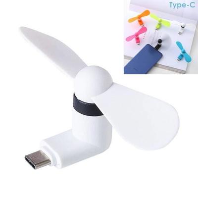 Mini Fan - EFCONNECTION - USB Type-C - Portable - Quiet - 8.5 Cm