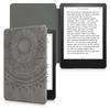 Kwmobile Case for Amazon Kindle Paperwhite Generation 2021 Nubuck Leather Sleeve with Indian Sun Design 11. - E-Book