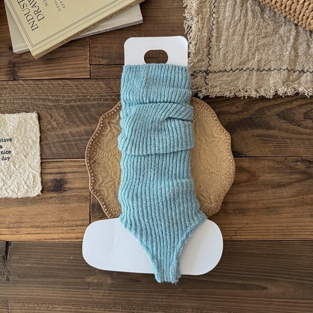 Guêtres épaisses à nœud tricoté, chaussettes mi-mollet, nouvelles chaussettes de danse et de ballet, cadeau