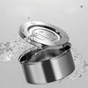 Pet Food Utensils 304 Stainless Steel Dog Bowl Floating Bowl Drinking Water Floating Dog Basin Drinking Water Large Capacity Pet Bowl