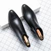 Cheap Autumn and Winter New Casual Business Leather Boots Genuine Leather Chelsea Leather Shoes