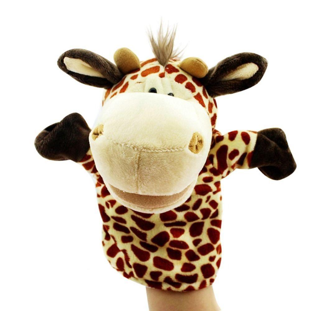 Cartoon Plushed Doll Soft Anime Doll Universal Hand Finger Puppet Narrate