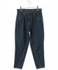 atONE Loose Fit Denim Sarouel Plus Size Size Navy Women's Pants, 100% Cotton, Denim, 4L,