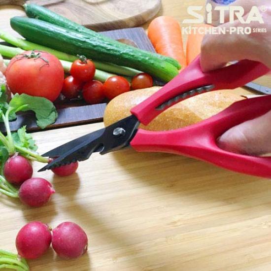 SiTRA Saku Series Disassembly Kitchen Scissors 619302 (Black)