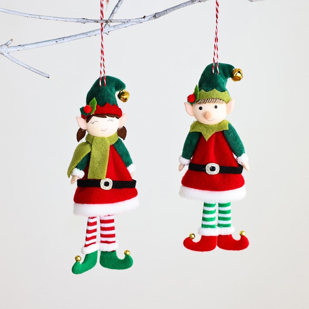 Elf Doll Ornament - Cute Ins Style Christmas Tree Decoration for Boys & Girls