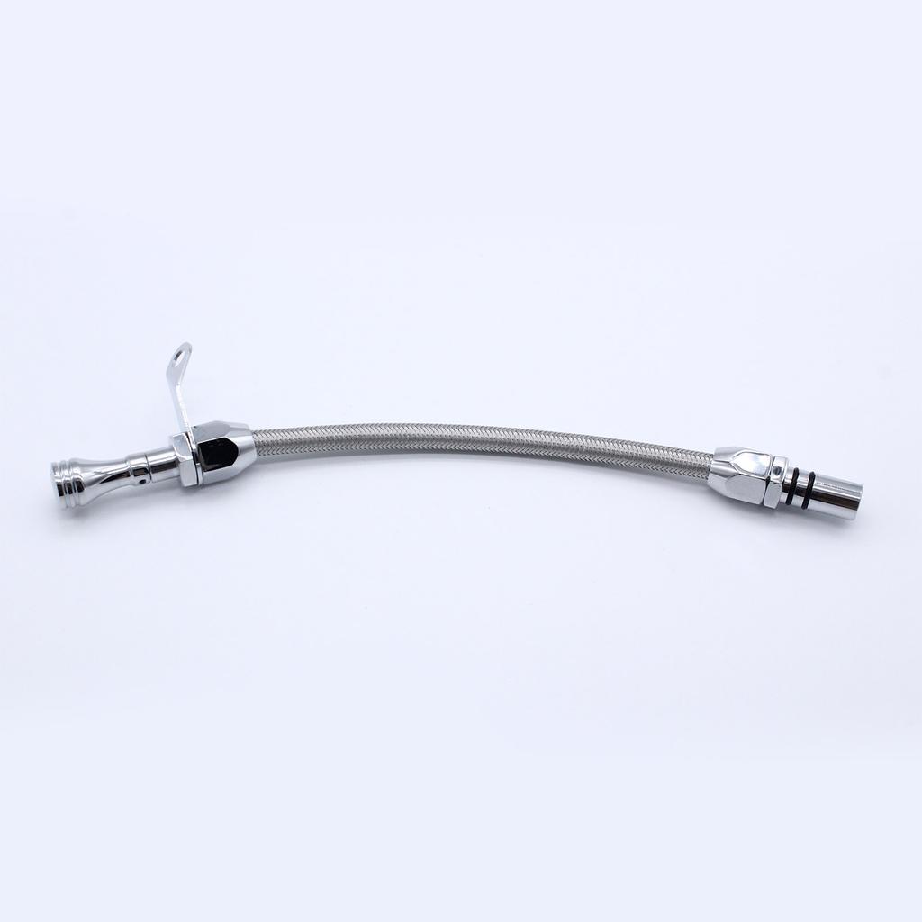 Durable Transmission Dipstick Stainless Braided Firewall Flexible Dipstick Lightweight Corrosion Resistance for GM 700R4