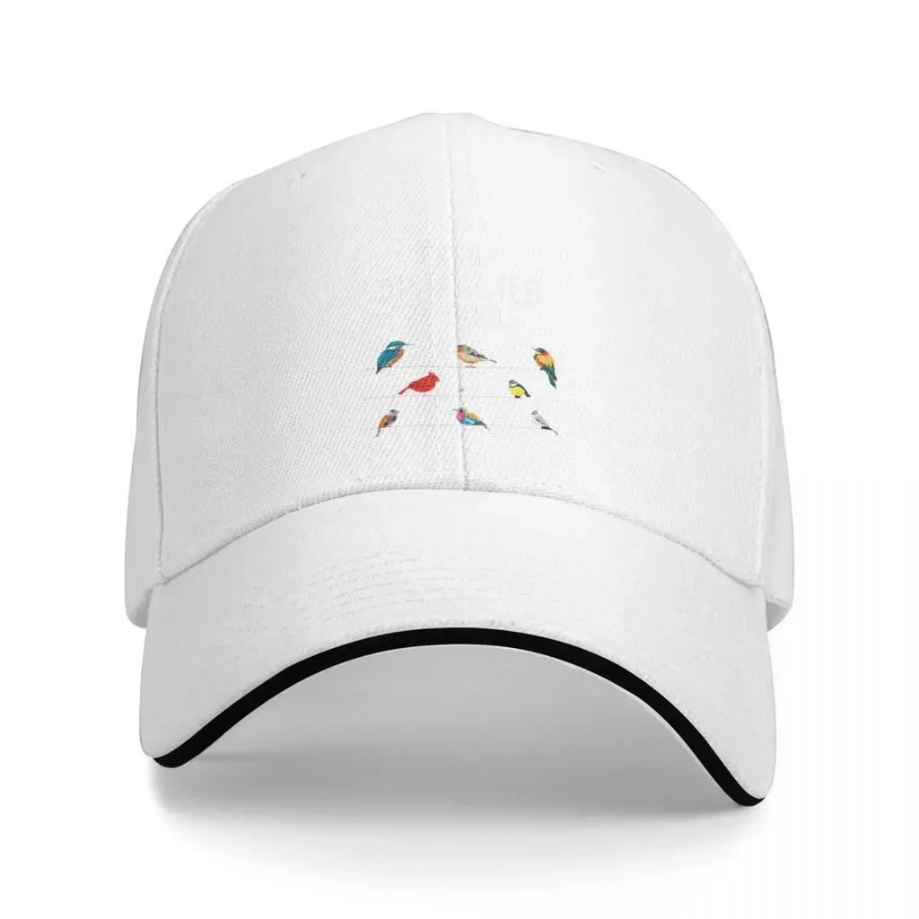 Easily Distracted By Birds Birthday Gift For Bird Lovers Cap Casual Baseball Caps Adjustable Hat Summer Unisex Baseball Hats