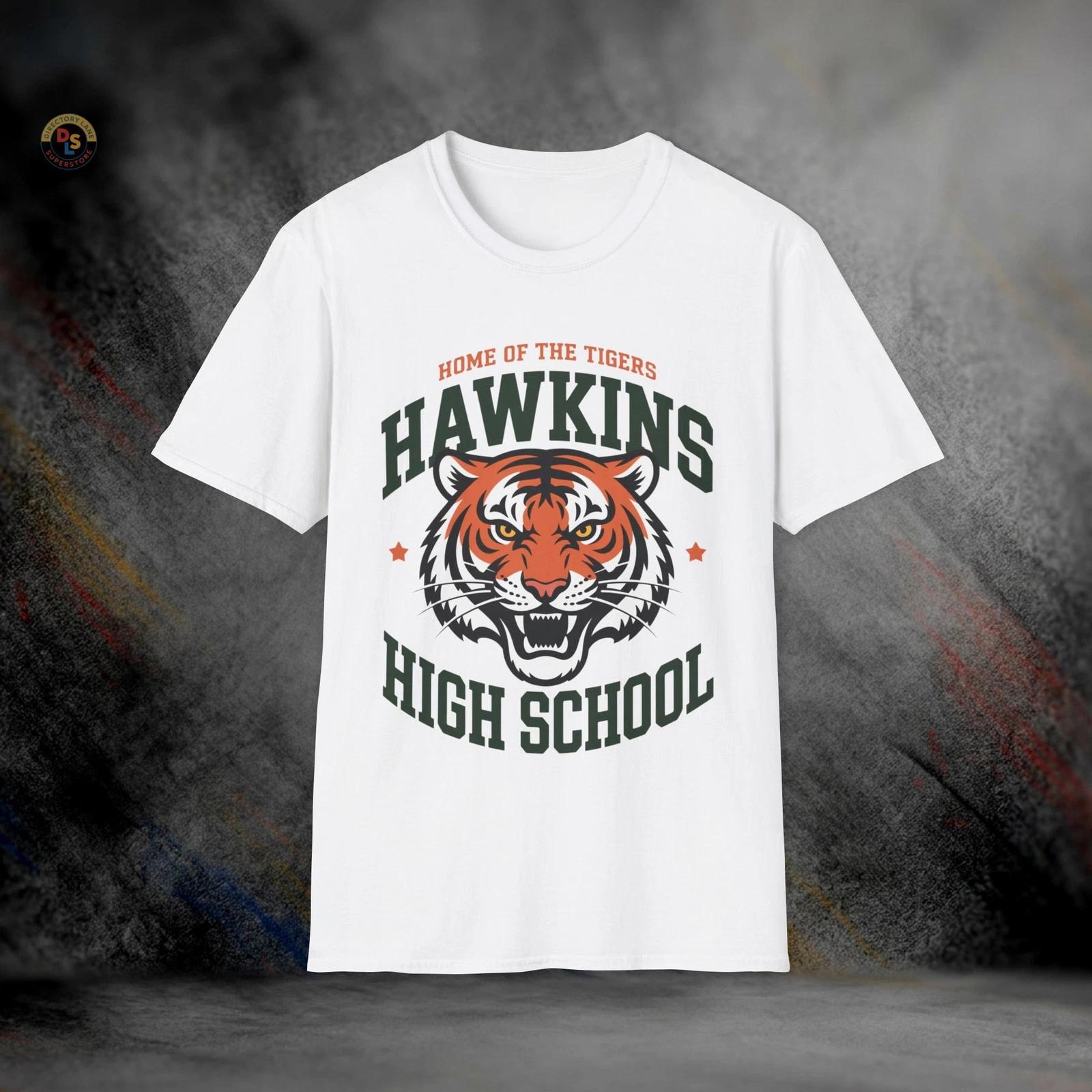 Hawkins High School Tigers T-Shirt | Softstyle Tee XXXL