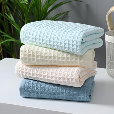 1 PC Class A Cotton Waffle Towel Combed Cotton Honeycomb Household Face Towel Soft Absorbent Comfortable Textile Towels for The Home