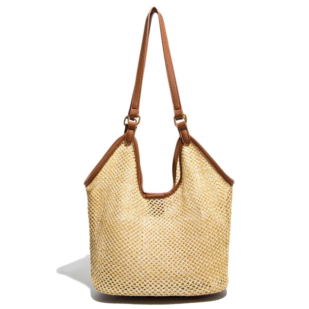 New Large-capacity Tote Bag Women's Casual Versatile Shoulder Vacation Beach Bag