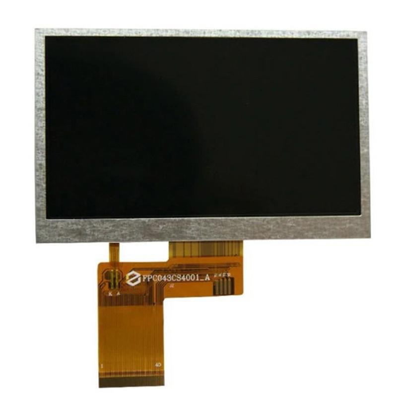 Universal 4,3 Zoll Tft Lcd Screen Display 40 Pins Hd 480*272 Reparatur Ersatz Monitor Für Auto Fahrzeug