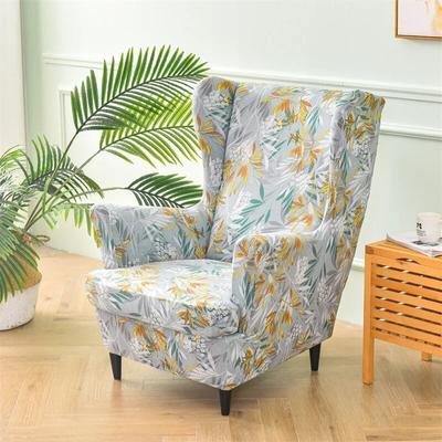 Copripoltrona con stampa floreale, copripoltrona elasticizzato in spandex, copridivano relax nordico sfoderabile con copricuscini per seduta